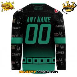 Carolina Hurricanes 2025 Star Wars Night Custom Hockey Jersey