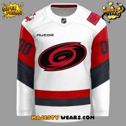 Carolina Hurricanes Special New 2025 White Custom Hockey Jersey