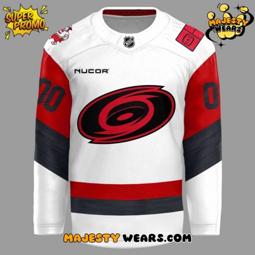 Carolina Hurricanes Special New 2025 White Custom Hockey Jersey