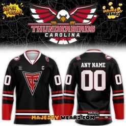Carolina Thunderbirds New Season 2025-2026 Custom Hockey Jersey – Black