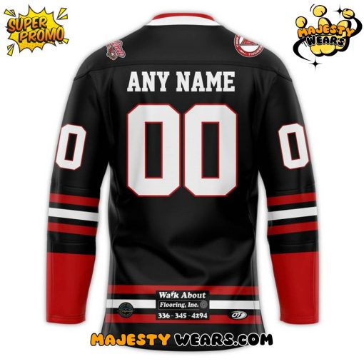 Carolina Thunderbirds New Season 2025-2026 Custom Hockey Jersey – Black