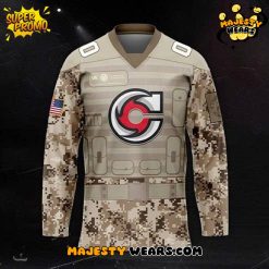Cincinnati Cyclones 2025 Military Appreciation Night Camo Hockey Jersey