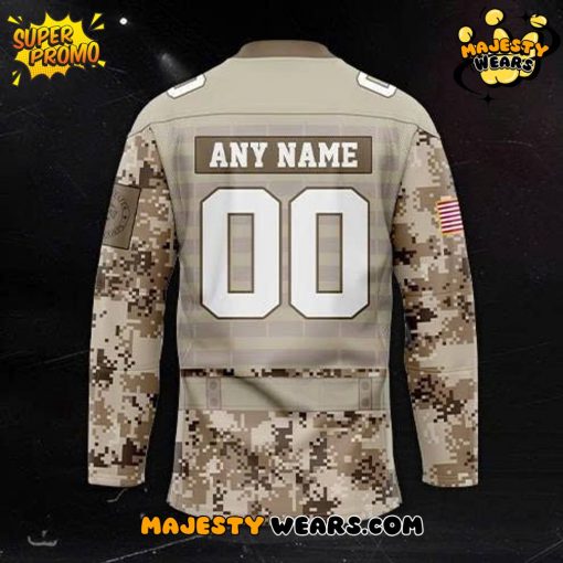 Cincinnati Cyclones 2025 Military Appreciation Night Camo Hockey Jersey