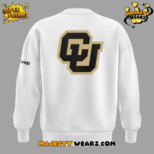 Colorado Buffaloes Coach Prime “I AIN’T HARD TO FIND” Special White Sweatshirt
