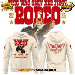 Dallas Wings Beige Paige Bueckers “this was only her first rodeo” Hoodie