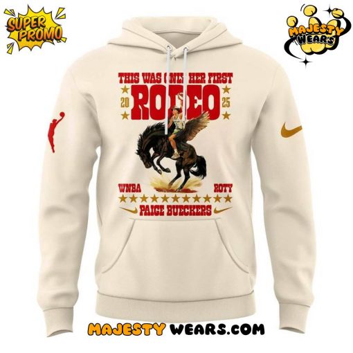 Dallas Wings Beige Paige Bueckers “this was only her first rodeo” Hoodie