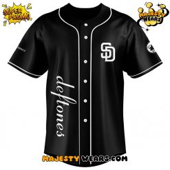 Deftones Dia De Los San Diego Black Baseball Jersey