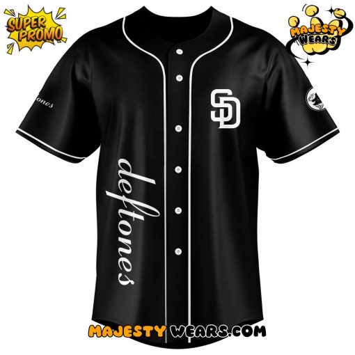 Deftones Dia De Los San Diego Black Baseball Jersey