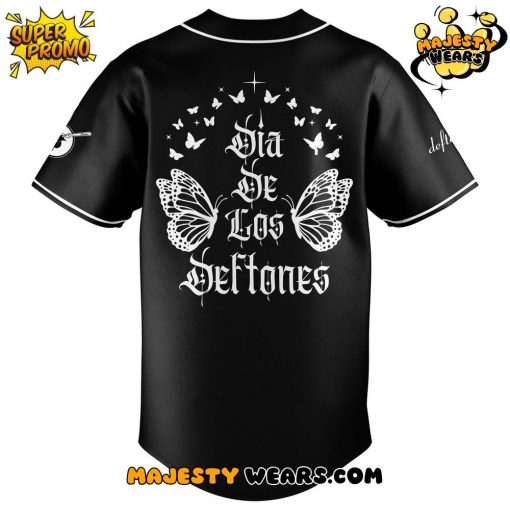 Deftones Dia De Los San Diego Black Baseball Jersey