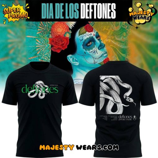 Deftones Dia De Los San Diego Black T-Shirt