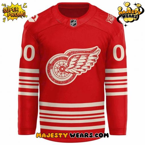 Detroit Red Wings ”Hockeytown” 100 Years Anniversary Custom Hockey Jersey
