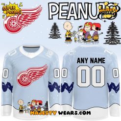 Detroit Red Wings x Peanuts Night Custom Hockey Jersey