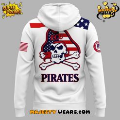 East Carolina Pirates Football Military Appreciation Day 2025 Special White Hoodie 3