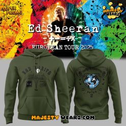 Ed Sheeran The +−=÷× Tour 2025 Green Hoodie
