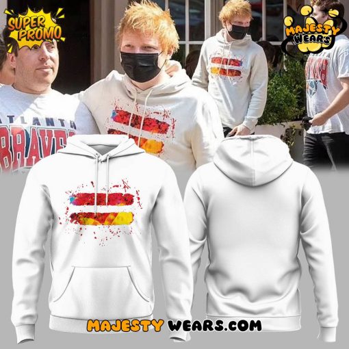 Ed Sheeran The +−=÷× Tour 2025 White Hoodie