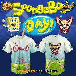 El Paso Chihuahuas SpongeBob Day Custom Baseball Jersey