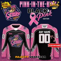 Erie Otters Pink in the Rink 2025 Custom Hockey Jersey