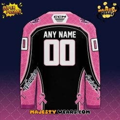 Erie Otters Pink in the Rink 2025 Custom Hockey Jersey