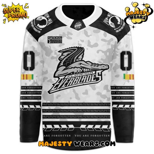 Florida Everblades x Military Night 2025-26 Custom Hockey Jersey