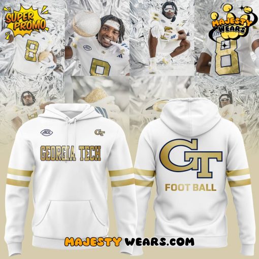 Georgia Tech Special White Hoodie