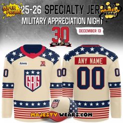 Grand Rapids Griffins 2025-26 Military Appreciation Night Custom Hockey Jersey