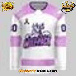 Hartford Wolf Pack “Hockey Fight Cancer” Custom Hockey Jersey