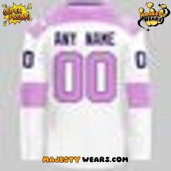 Hartford Wolf Pack Hockey Fight Cancer Custom Hockey Jersey