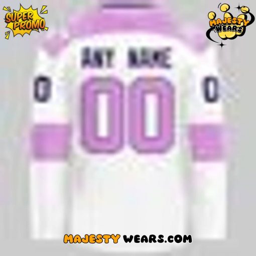 Hartford Wolf Pack “Hockey Fight Cancer” Custom Hockey Jersey