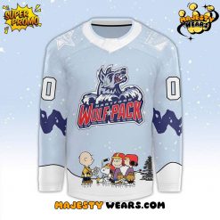 Hartford Wolf Pack x 2025 Peanuts Night Custom Hockey Jersey
