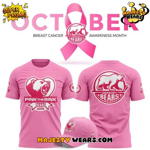 Hershey Bears x Pink the Rink Breast Cancer Awareness T-Shirt