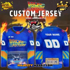Huntsville Havoc x Back to the Future Custom Hockey Jersey