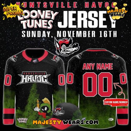 Huntsville Havoc x Looney Tunes 2025 Special Hockey Jersey