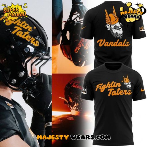 Idaho Vandals “Fightin’ Taters” Special Black T-Shirt