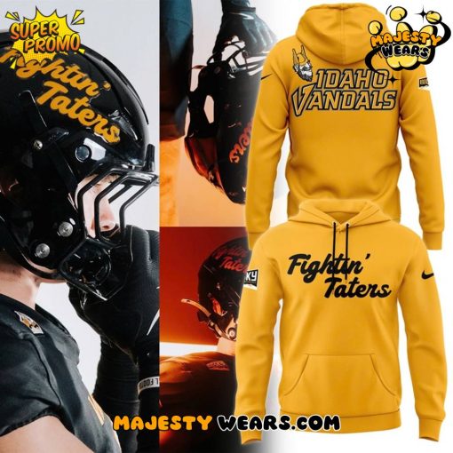 Idaho Vandals “Fightin’ Taters” Special Yellow Hoodie