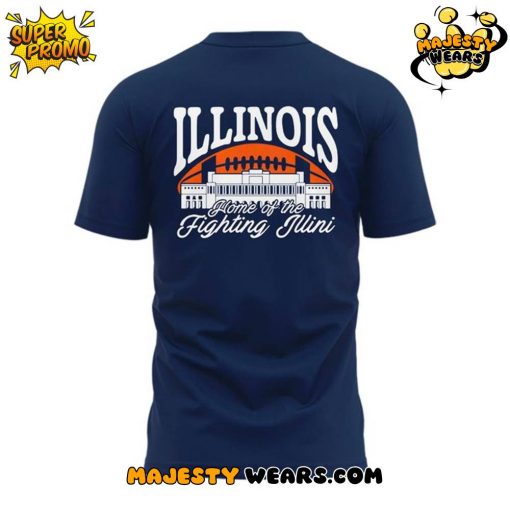Illinois Fighting Illini GIES Memorial Stadium T-Shirt