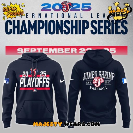 Jacksonville Jumbo Shrimp 2025 Playoffs Hoodie