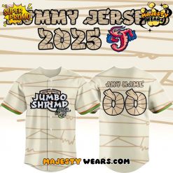 Jacksonville Jumbo Shrimp x Mummy Special Design Custom Baseball Jersey