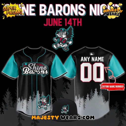 Jersey Shore BlueClaws x Shine Barons Night 2025 Custom Baseball Jersey