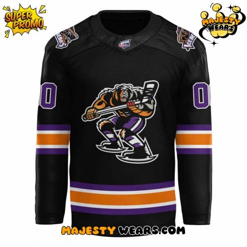 Knoxville Ice Bears Special New Season 25-26 Hockey Jersey – Black