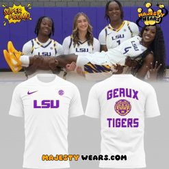 LSU Tigers Women’s Basketball “Geaux Tigers” Special White Tee
