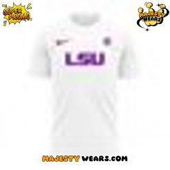 LSU Tigers Women’s Basketball “Geaux Tigers” Special White Tee