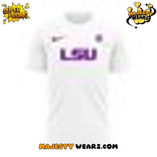LSU Tigers Women’s Basketball “Geaux Tigers” Special White Tee