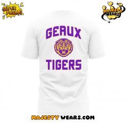 LSU Tigers Womens Basketball Geaux Tigers Special White Tee