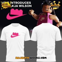 Las Vegas Aces – A’ja Wilson Lego Version White Tee