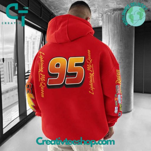 Lightning McQueen Car 95 Rusteze Hoodie