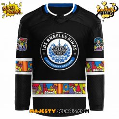 Los Angeles Kings x 2025 Salvadoran Heritage Custom Hockey Jersey