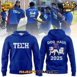 Louisiana Tech Bulldogs “Dog Haul” 2025 Special Hoodie