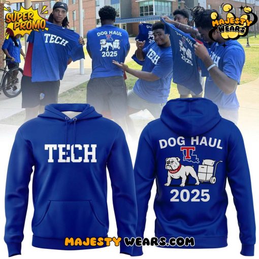 Louisiana Tech Bulldogs “Dog Haul” 2025 Special Hoodie