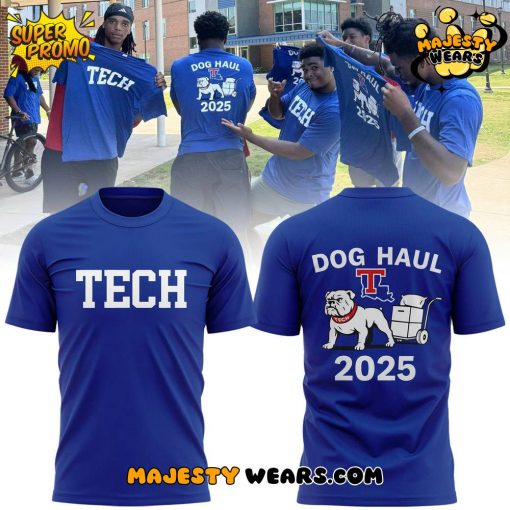Louisiana Tech Bulldogs “Dog Haul” 2025 Special T-Shirt