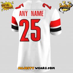 Louisville Cardinals White Custom Football Jersey